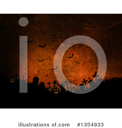 Halloween Pumpkins Clipart #1354933 by KJ Pargeter