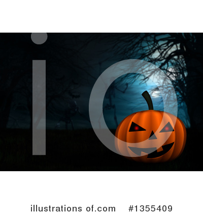 Royalty-Free (RF) Halloween Clipart Illustration by KJ Pargeter - Stock Sample #1355409
