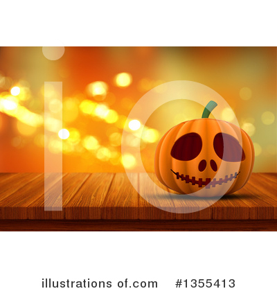Royalty-Free (RF) Halloween Clipart Illustration by KJ Pargeter - Stock Sample #1355413