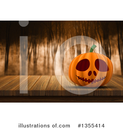Forest Clipart #1355414 by KJ Pargeter