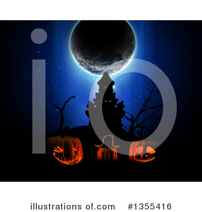 Royalty-Free (RF) Halloween Clipart Illustration by KJ Pargeter - Stock Sample #1355416