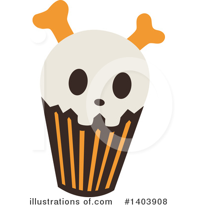 Cupcake Clipart #1403908 by Cherie Reve