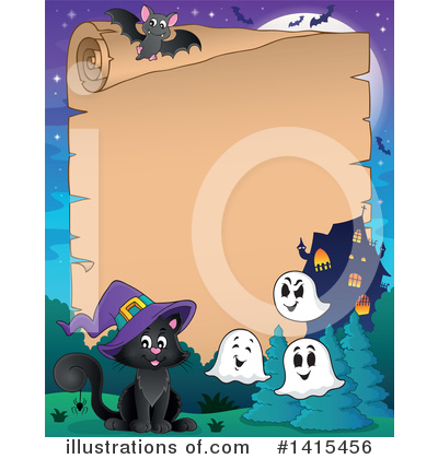 Royalty-Free (RF) Halloween Clipart Illustration by visekart - Stock Sample #1415456