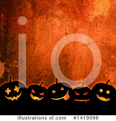 Halloween Background Clipart #1419096 by KJ Pargeter