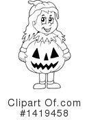 Halloween Clipart #1419458 by visekart