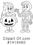 Halloween Clipart #1419460 by visekart