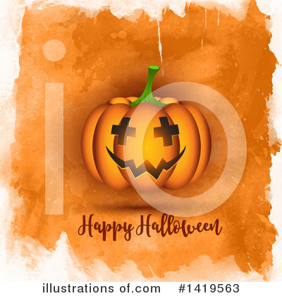 Royalty-Free (RF) Halloween Clipart Illustration by KJ Pargeter - Stock Sample #1419563