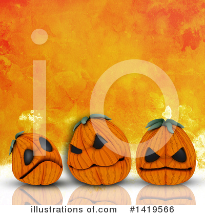 Royalty-Free (RF) Halloween Clipart Illustration by KJ Pargeter - Stock Sample #1419566