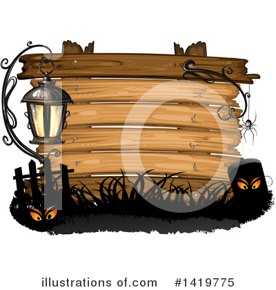 Royalty-Free (RF) Halloween Clipart Illustration by merlinul - Stock Sample #1419775