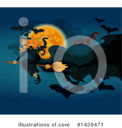 Royalty-Free (RF) Halloween Clipart Illustration by Vector Tradition SM - Stock Sample #1420471