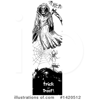 Royalty-Free (RF) Halloween Clipart Illustration by Vector Tradition SM - Stock Sample #1420512