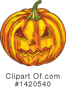Halloween Clipart #1420540 by Vector Tradition SM