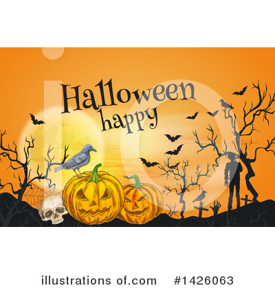 Royalty-Free (RF) Halloween Clipart Illustration by Vector Tradition SM - Stock Sample #1426063