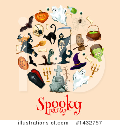 Royalty-Free (RF) Halloween Clipart Illustration by Vector Tradition SM - Stock Sample #1432757