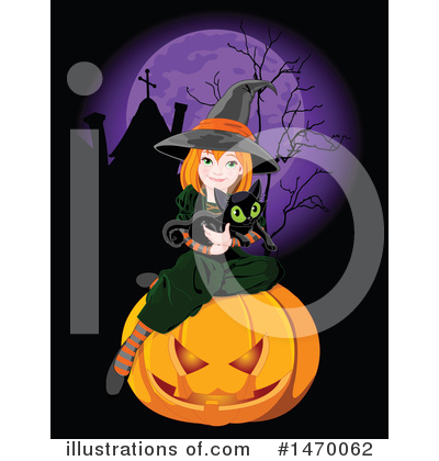 Royalty-Free (RF) Halloween Clipart Illustration by Pushkin - Stock Sample #1470062