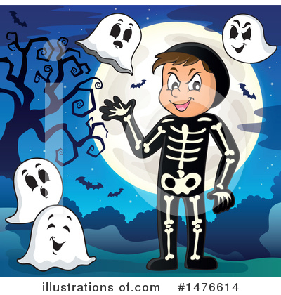 Royalty-Free (RF) Halloween Clipart Illustration by visekart - Stock Sample #1476614