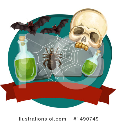 Royalty-Free (RF) Halloween Clipart Illustration by Vector Tradition SM - Stock Sample #1490749