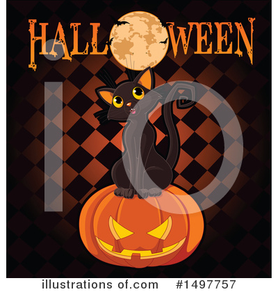 Royalty-Free (RF) Halloween Clipart Illustration by Pushkin - Stock Sample #1497757