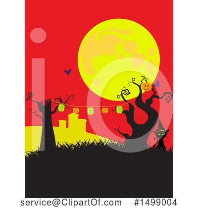 Royalty-Free (RF) Halloween Clipart Illustration by elaineitalia - Stock Sample #1499004
