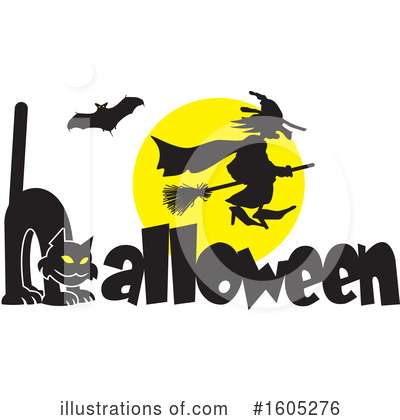 Royalty-Free (RF) Halloween Clipart Illustration by Johnny Sajem - Stock Sample #1605276