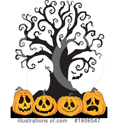 Royalty-Free (RF) Halloween Clipart Illustration by visekart - Stock Sample #1606547