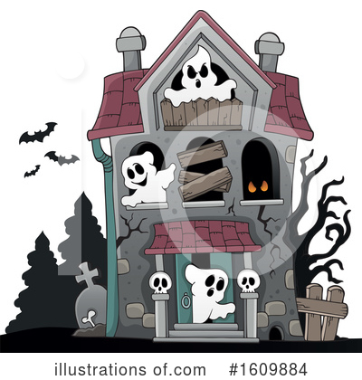 Royalty-Free (RF) Halloween Clipart Illustration by visekart - Stock Sample #1609884