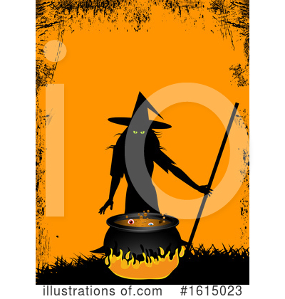Royalty-Free (RF) Halloween Clipart Illustration by elaineitalia - Stock Sample #1615023