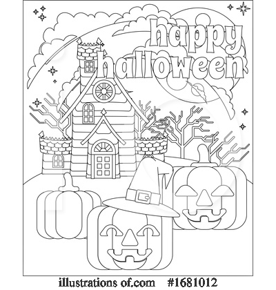 Royalty-Free (RF) Halloween Clipart Illustration by AtStockIllustration - Stock Sample #1681012