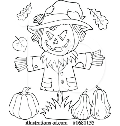 Royalty-Free (RF) Halloween Clipart Illustration by visekart - Stock Sample #1681155