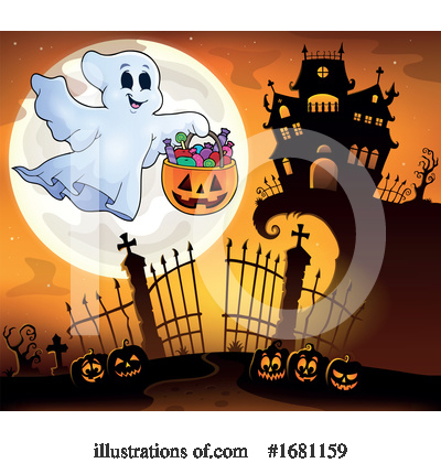Royalty-Free (RF) Halloween Clipart Illustration by visekart - Stock Sample #1681159