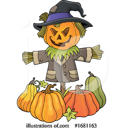 Royalty-Free (RF) Halloween Clipart Illustration by visekart - Stock Sample #1681163