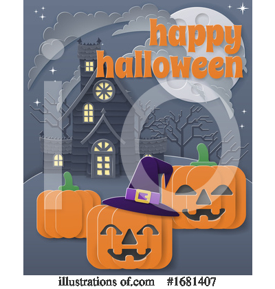Royalty-Free (RF) Halloween Clipart Illustration by AtStockIllustration - Stock Sample #1681407