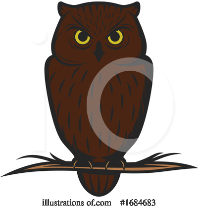Owl Clipart #1684683 by Vector Tradition SM