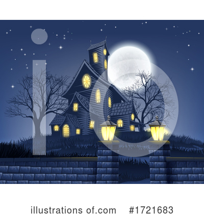 Royalty-Free (RF) Halloween Clipart Illustration by AtStockIllustration - Stock Sample #1721683