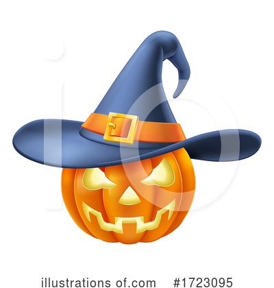 Witch Hat Clipart #1723095 by AtStockIllustration