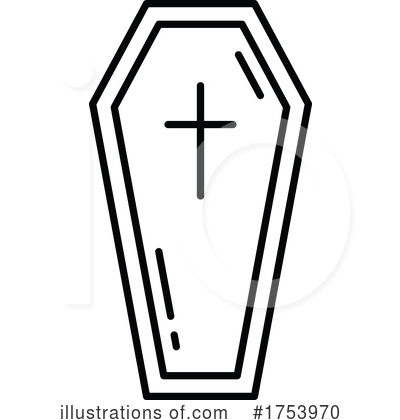 Coffin Clipart #1753970 by Vector Tradition SM
