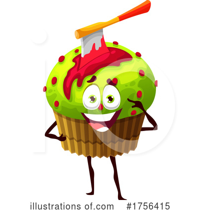 Cupcake Clipart #1756415 by Vector Tradition SM
