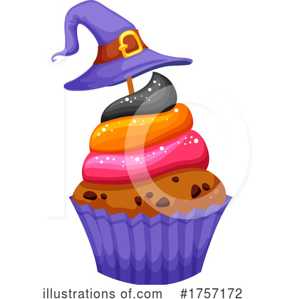 Cupcake Clipart #1757172 by Vector Tradition SM