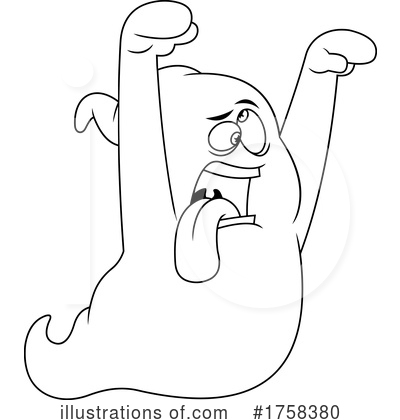 Ghost Clipart #1758380 by Hit Toon