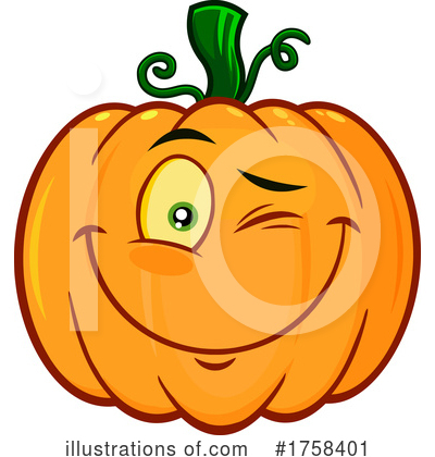Halloween Pumpkin Clipart #1758401 by Hit Toon