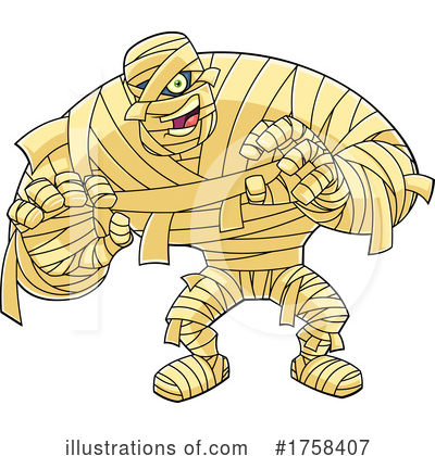 Mummy Clipart #1758407 by Hit Toon