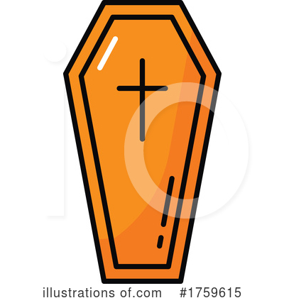 Coffin Clipart #1759615 by Vector Tradition SM