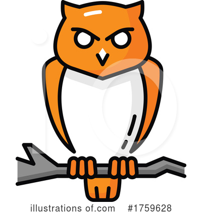 Owl Clipart #1759628 by Vector Tradition SM