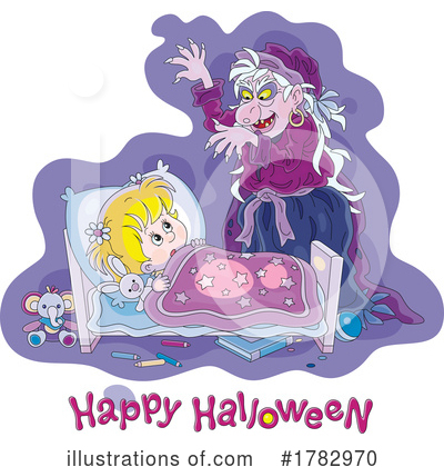 Royalty-Free (RF) Halloween Clipart Illustration by Alex Bannykh - Stock Sample #1782970
