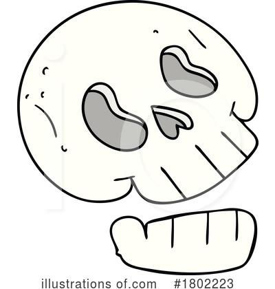 Skull Clipart #1802223 by lineartestpilot
