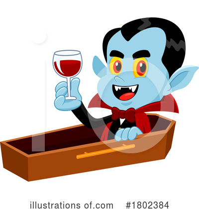 Coffin Clipart #1802384 by Hit Toon