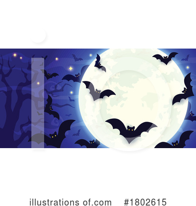 Vampire Bats Clipart #1802615 by Vector Tradition SM