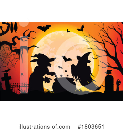 Cemetery Clipart #1803651 by Vector Tradition SM