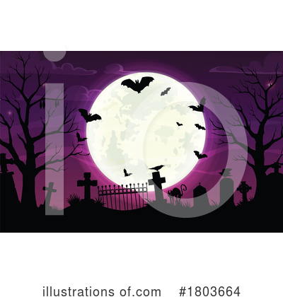 Graveyard Clipart #1803664 by Vector Tradition SM