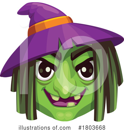 Witch Clipart #1803668 by Vector Tradition SM